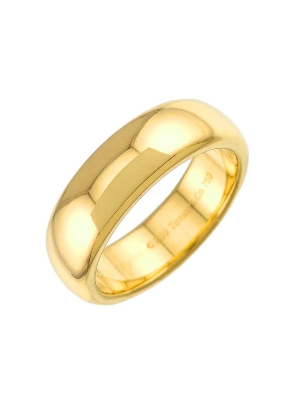 Tiffany & Co Band Ring 18k Yellow Gold